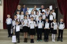 Учащиеся гимназии - победители и призёры экологической конференции.