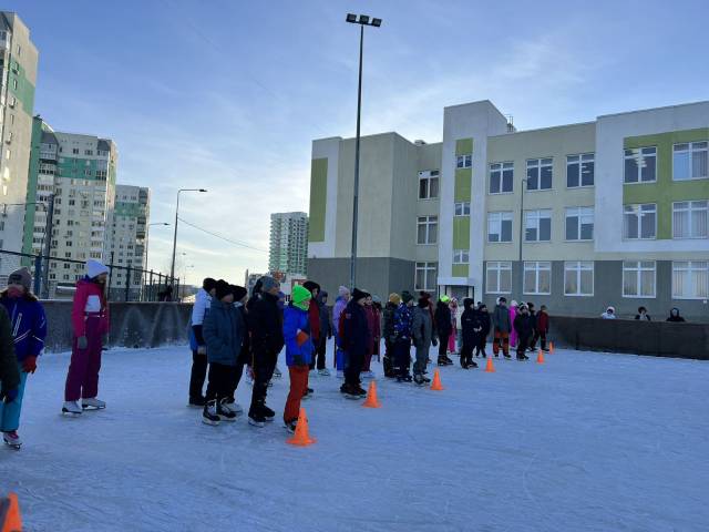 21 января состоялись соревнования конькобежцев.
